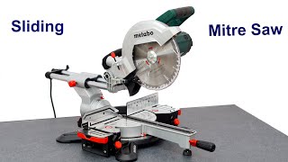 Metabo Sliding Miter Saw - KGS 254 Unboxing And test