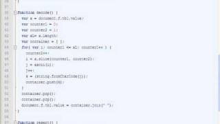 JavaScript Speed Coding - Basic Encryption