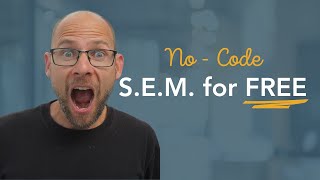 No-Code SEM using FREE software