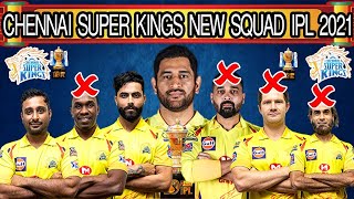 IPL 2021 - Chennai Super Kings New Squad | 2021 csk probable playing list | csk 2021 team