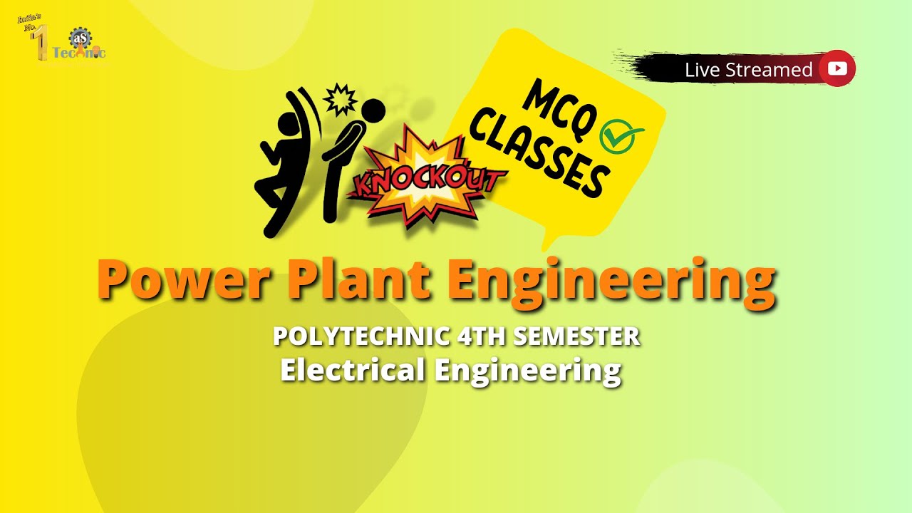 Power Plant Engineering Mcq | Part-3 | Power Plant Mcq | Polytechnic 4 ...