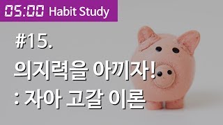 의지력을 아끼자! 자아 고갈 이론  | 5분만