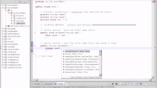 Java w/ Eclipse 22 - Bank Program Part 8