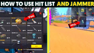 How To Use Jammer And Hit List | 99% लोग नहीं जानते 🤔 | Must Watch | #Shorts #Short #freefire
