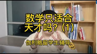 伽利略留学生辅导：数学只适合天才吗？（1）