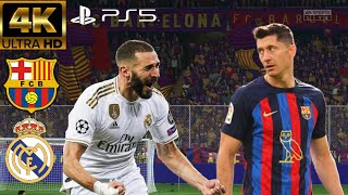 FIFA 23 PS5 | Barcelona vs Real Madrid | LaLiga Highlights [4K 60fps]