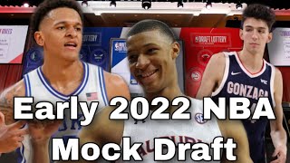 Early 2022 NBA Mock Draft (Lottery Edition)