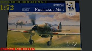 Episode 120. Arma Hobby Hawker Hurricane Mk.I. Part 1. Inbox with a drop of history.