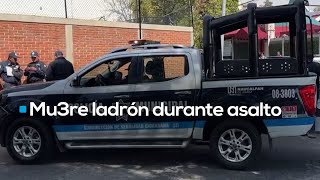 ¡Robo fatal! Presunto asaltante mu3re tras intentar robar a una mujer en Naucalpan, Edomex