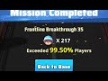 [LAST WAR: SURVIVAL] FRONTLINE BREAKTHROUGH LEVEL 35 WALKTHROUGH 99,50% | TEROBOSAN GARIS DEPAN 35