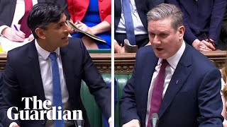 Keir Starmer and Rishi Sunak attack each other's track records at PMQs