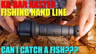 Is the Ka-Bar Backpacker Kaster Hand Line Worth It? - Trying to Catch a Fish with a Hand Line