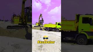 Finally Excavator Loading Truck | বেকু ট্রাকে বালু তুলে দিচ্ছে #beku #excavotor #caterpillar