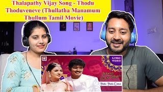 Thalapathy Vijay Song Thodu Thoduveneve Reaction | First Time Watching | Tamil | Latest Reactions