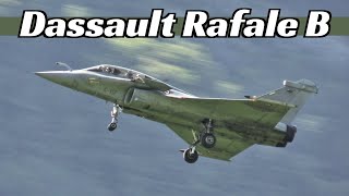 Dassault Rafale B Twin-Engine Multirole Fighter Aircraft Solo Display - French Air and Space Force