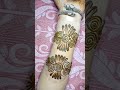 5 minutes simple mehndi design hack shortvideo