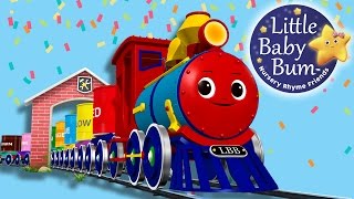 The Color Train Song | Nursery Rhymes for Babies by LittleBabyBum - ABCs and 123s