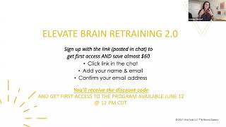 ELEVATE Your Brain Retraining Webinar