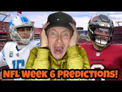 My Week 6 NFL Predictions! - YouTube