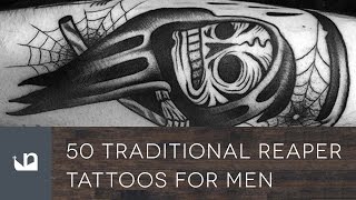 50 Traditional Reaper Tattoos Tattoos For Men