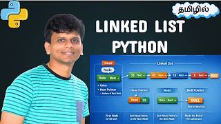 Linked List in Python | Tamil — Complete Implementation with Example