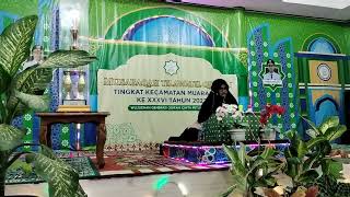 penampilan cabang Qira'at Mujawwad Remaja Miswatul Khaira