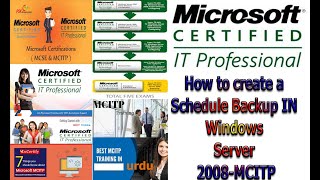 How to create a Schedule Backup IN Windows Server 2008 MCITP BY KPSC Parachinar