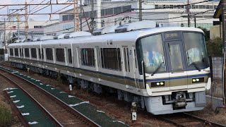 221系近キトK15編成　吹田出場構内試運転