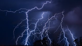 Terrible Stormy Night with Thunder and Lightning Relieve Stress for Better Sleep ⛈️ Hd Natural Video