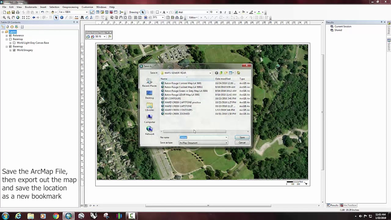 Tutorial - How To Create A Basemap In ArcGIS - YouTube