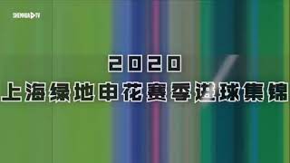 2020赛季上海申花进球集锦