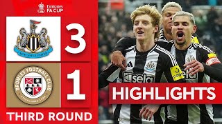 Newcastle vs Bromley 3-1 Highlights | FA Cup - 2024/2025