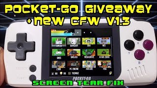 POCKET-GO GiveAway + CFW v1.3 quick look & screen tear fix