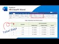 Cara Membuat Tabel di Word