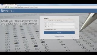 Remark Test Grading Cloud Edition Introduction