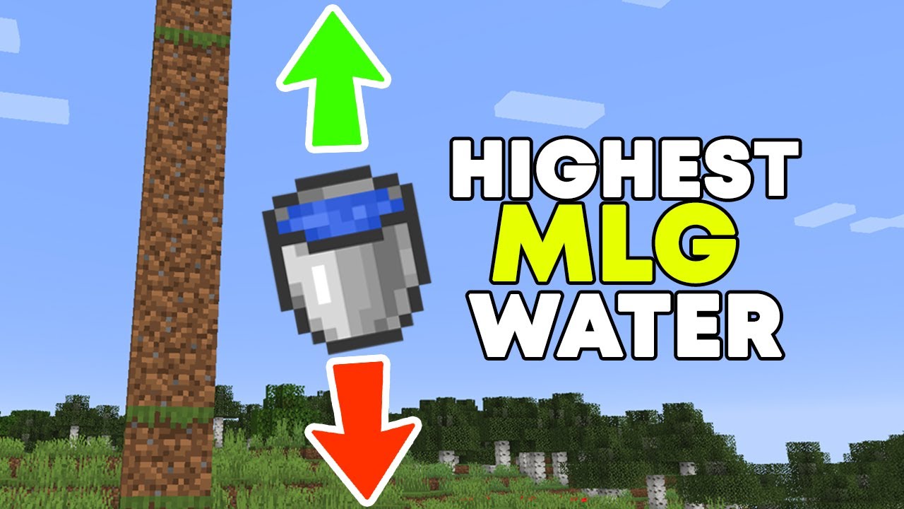 The Highest Mlg Water Bucket In Minecraft 1 17 Youtube