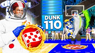 110 DUNK + ASTRONAUT SUIT is GAME-BREAKING in NBA2K24!