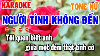 Người Tình Không Đến Karaoke Tone Nữ ( Am ) Nhạc Sống Bolero Mới Hay | Thanh Hải Organ