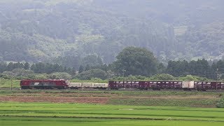 【東北本線】2018.7.21 貨物列車 平泉～前沢～陸中折居