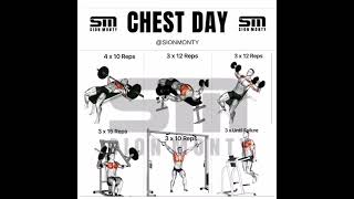 Best 6 🔥chest workout🏋️ with gym /gym💯 chest workouts /gym🏅 motivation video #short