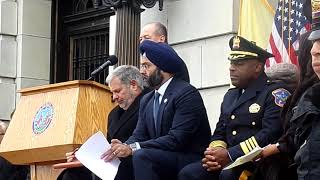 Bergen County, New Jersey 1st African American Sheriff, Anthony Cureton swearing in ceremony.