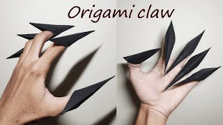 How to make paper claw | Origami claw