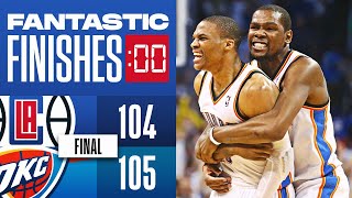 Final 1:47 WILD ENDING Clippers vs Thunder Game 5, 2014 Playoffs🔥🔥