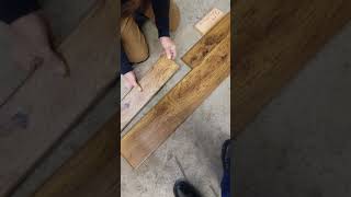 How to Install Click Lock HDF Hardwood Waterproof Surface Flooring 1/2 inch x 12 inch Multi-Width