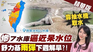 【鄭亦真報新聞】水庫「呆水位」出動抽水馬達...舒力基颱風有望帶來降雨@中天新聞CtiNews  精華版