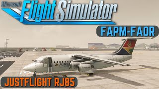 MSFS 2020 | Justflight BAE 146-100 | Full Flight