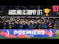 AUCKLAND FC TROPHY LIFT 🏆 Historic scenes for football in New Zealand