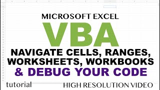 Excel VBA - Debug, Step Through Code Line by Line , Activate, Offset Ranges, Cells - Part 2