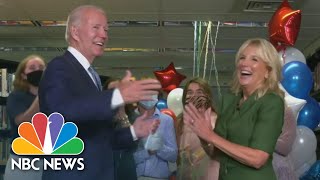 Watch Joe Biden ‘Celebrate’ Democratic Presidential Nomination At DNC | NBC News