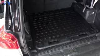 powoq Fit 2010-2023 Toyota 4Runner Trunk Mat with Sliding Tray Show